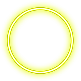 Round Neon Yellow Frame